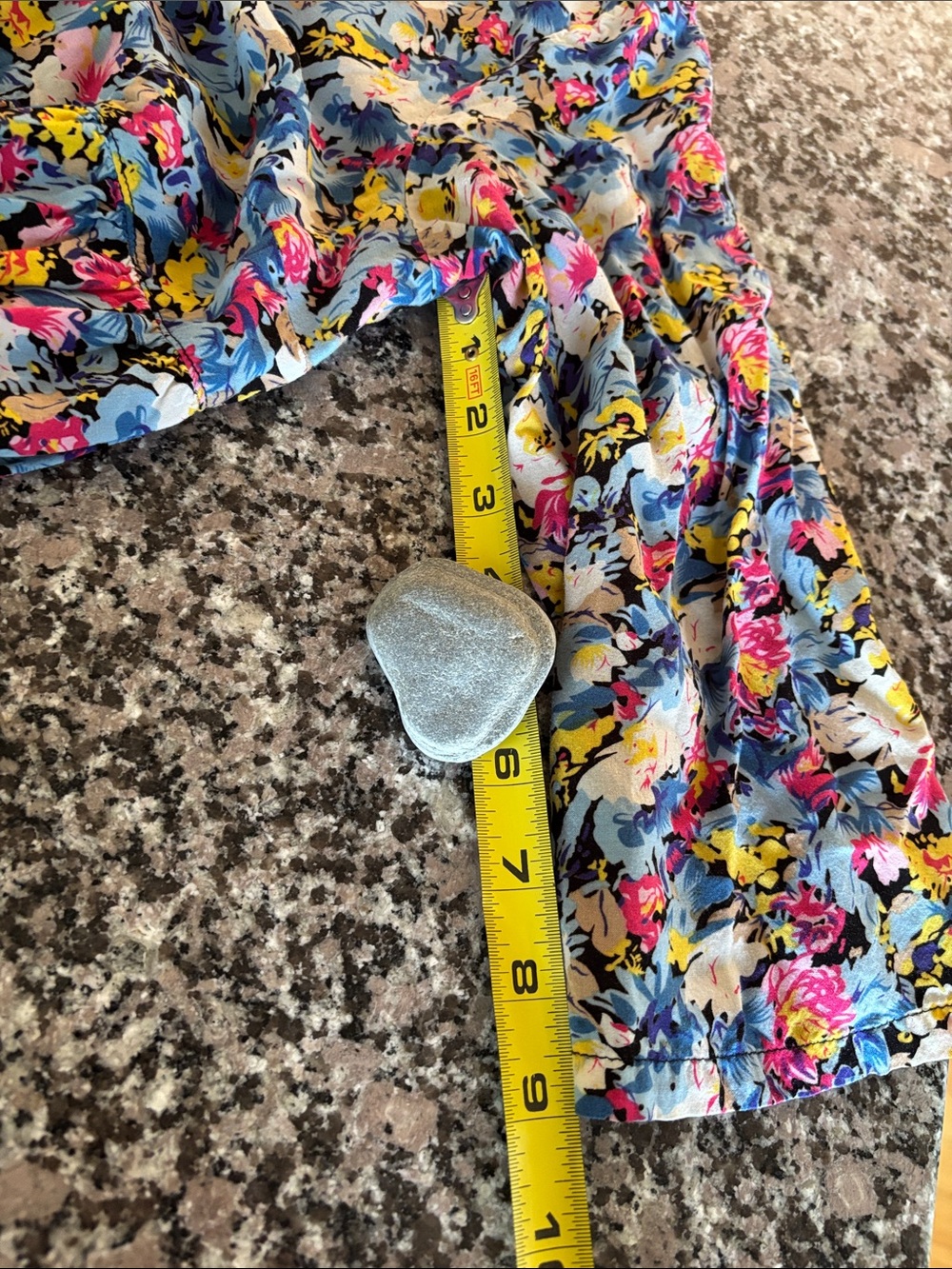 Free People Blue Multi Floral Button-Up Peasant Blouse - Picture 13 of 13